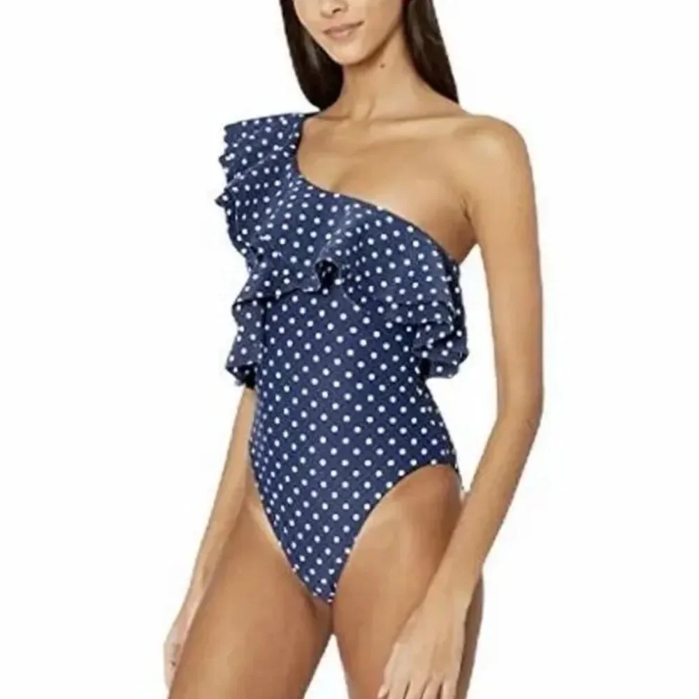 NEW with TAGS WeWoreWhat Stella One Piece One Shoulder Swimsuit  (size S)